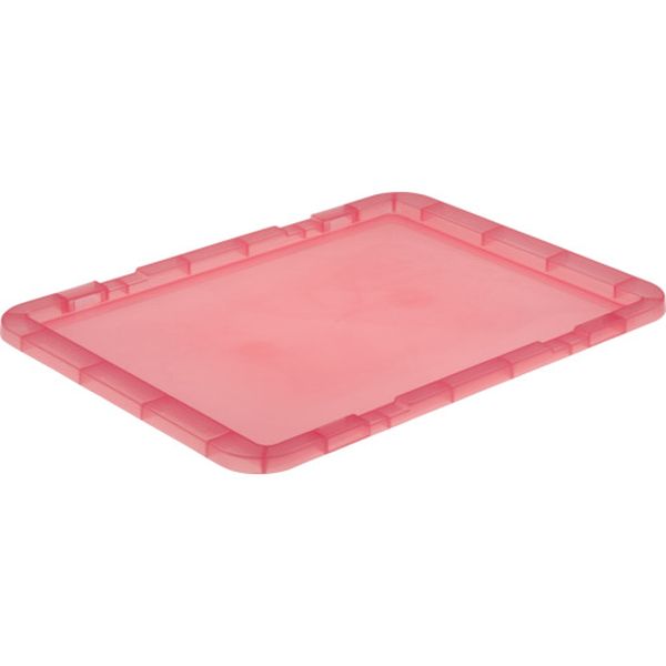 ・本体TSK-910の外寸と同サイズの為、本体からフタがはみ出ることがありません。フタをセットした状態で並べても無駄なスペースを取りません。・適合コンテナ：TSK-3、6、910・色：透明レッド・外形寸法(mm)間口：361・外形寸法(mm)奥行：272・外形寸法(mm)高さ：18・適合本体：TSK-3、6、910・食品衛生法適合・ポジティブリスト適合・ポリプロピレン(PP)・生産国 日本・JANコード 4989999034080・質量 200g・コード：363-9444 ・品目：TSK910FRTSK-910F-R楽天 JP店　