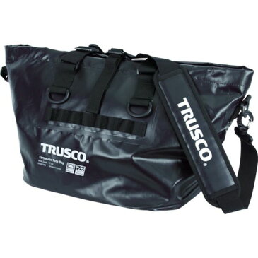 【メーカー在庫あり】 TTBLBK トラスコ中山(株) TRUSCO 防水ターポリントートバッグ Lサイズ ブラック TTBL-BK JP店