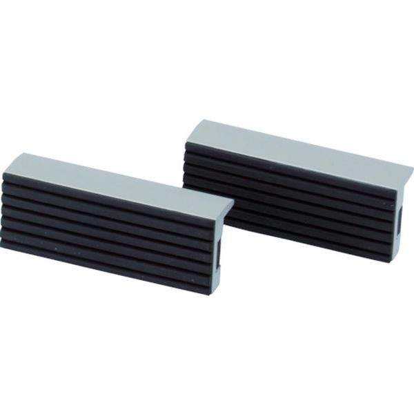 【メーカー在庫あり】 TVRK75 トラスコ中山(株) TRUSCO アルミ製口金(ゴム表面) 75mm TVRK-75 JP店