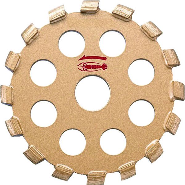 【メーカー在庫あり】 (株)ロブテックス エビ ダイヤモンドホイール（乾式） Uカッター 105mm U105 JP