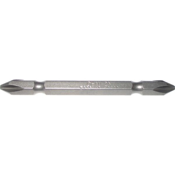 【メーカー在庫あり】 V21W275 両頭ドライバービット 六角6.35mm 溝13差込 刃先＋2 全長75mm 硬度N 10本入り V21W-2-75 JP店