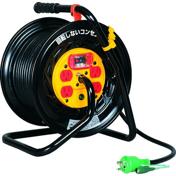【メーカー在庫あり】 ZEK34 日動工業(株) 日動 電工ドラム マジックリール 過負荷漏電保護兼用ブレーカ付 30m Z-EK34 JP店