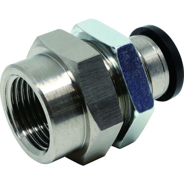 【メーカー在庫あり】 PMF1003 (株)日本ピスコ ピスコ チューブフィッティング メス隔壁ストレート チ..