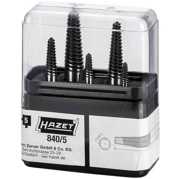 【メーカー在庫あり】 HAZET社 HAZET スクリューエキストラクターセット 840S5 JP店