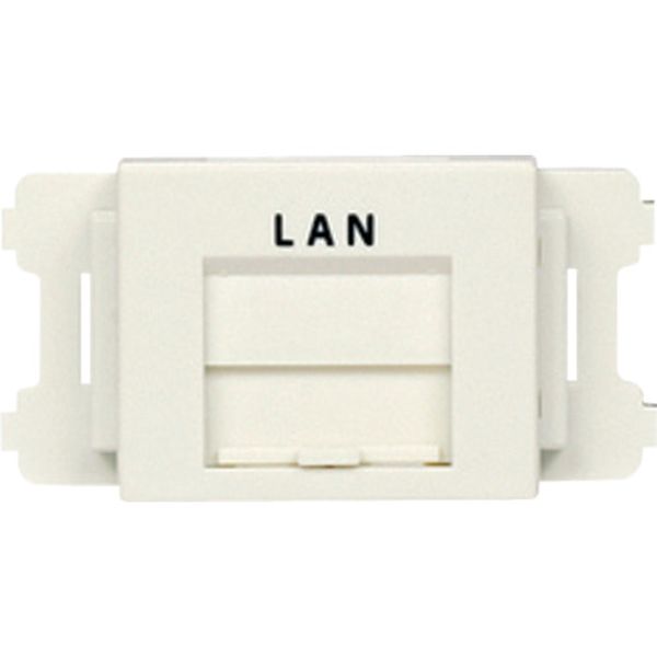  CMAOSSPLMWX JISプレート用シャッター付きアダプタ 白 LAN (10個入) CMAOSSPLMW-X JP店