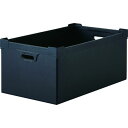 【メーカー在庫あり】 DP560D5N トラスコ中山(株) TRUSCO 導電性ダンボールプラスチックケース 45L ブラック DP-560D-5N JP店