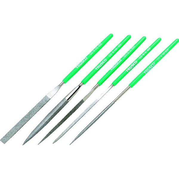 【メーカー在庫あり】 GS8SET400 ダイヤモンドヤスリ 精密用＃400 5本セット 全長180mm(8本組サイズ) G..