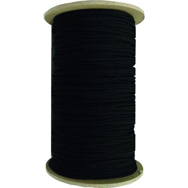 【メーカー在庫あり】 PAR8024 (株)ユタカメイク ユタカメイク 江戸打ち紐 黒 約3mm×130m PAR-8024 JP店