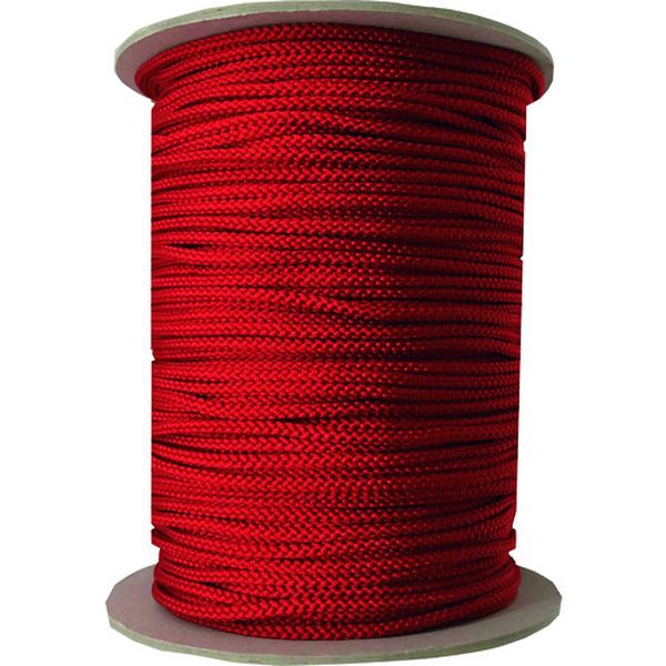 【メーカー在庫あり】 PAR8107 (株)ユタカメイク ユタカメイク 江戸打ち紐 赤 約4mm×130m PAR-8107 JP店