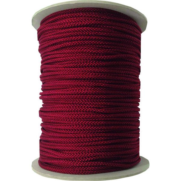 【メーカー在庫あり】 PAR8126 (株)ユタカメイク ユタカメイク 江戸打ち紐 エンジ 約4mm×130m PAR-8126 JP店