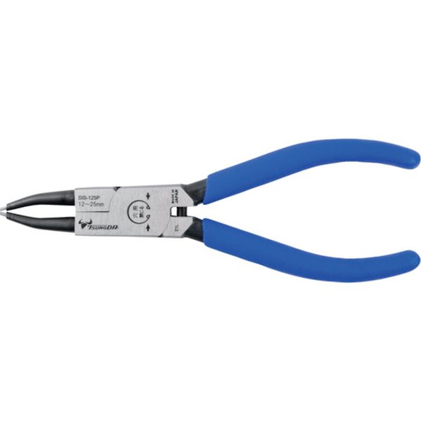 【メーカー在庫あり】 SIS125P (株)ツノダ TTC KingTTC スナップリングプライヤー穴用直 バネ付 SIS-12..