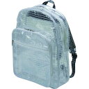 【メーカー在庫あり】 トラスコ中山(株) TRUSCO エンジニアクリアバッグ リュックタイプ 420×300×100 TDEB100R JP店