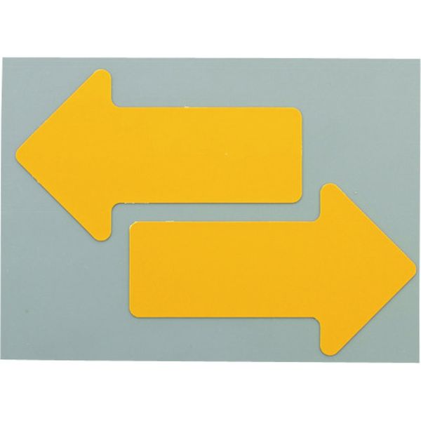 【メーカー在庫あり】 (株)ニトムズ ニトムズ 耐久フロアサインズ矢印黄20枚 Y6045 JP店