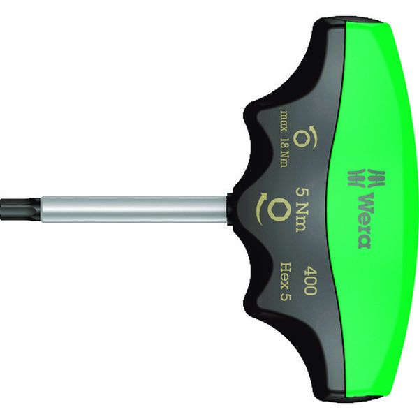 【メーカー在庫あり】 Wera社 Wera 400 トルクドライバーT型 ヘックスプラス六角5.0 / 5.0 Nm 005081 JP店