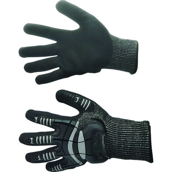 【メーカー在庫あり】 9900BKL 富士手袋工業(株) 富士手袋 ナックルアーマーC4 黒 L 9900-BK-L JP店