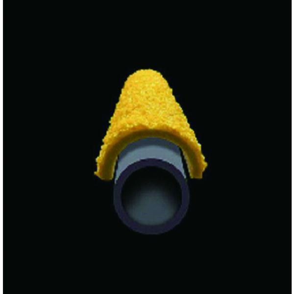 【メーカー在庫あり】 セーフラン安全用品(株) セーフガード はしご用滑り止めカバー Ф20×405mm ラウンド型 黄 12096 JP店