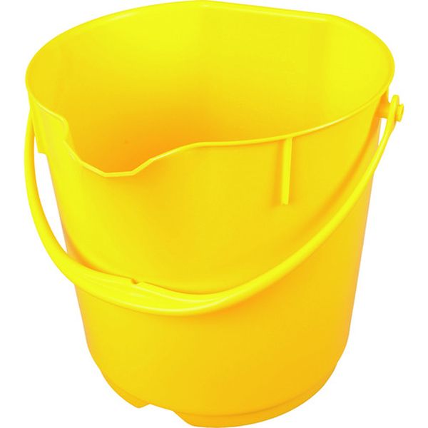【メーカー在庫あり】 バーテック バーキュートプラス カラーバケツ 15L 黄 BCP-CB15Y 69801014 JP店