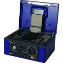 【メーカー在庫あり】 カール 手提げ金庫 キャッシュボックス ブルー A5サイズ CB-8570 JP店(3)