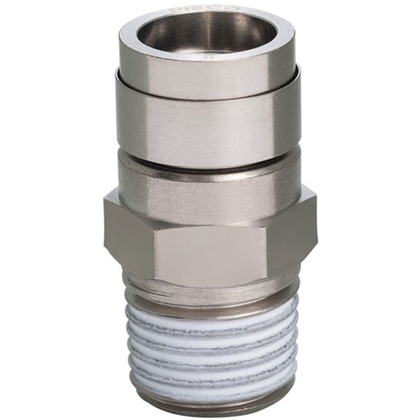 【メーカー在庫あり】 チューブフィッティング ブラスストレート チューブ10 ネジR1/8 ゴムHNBR KC1001 JP店