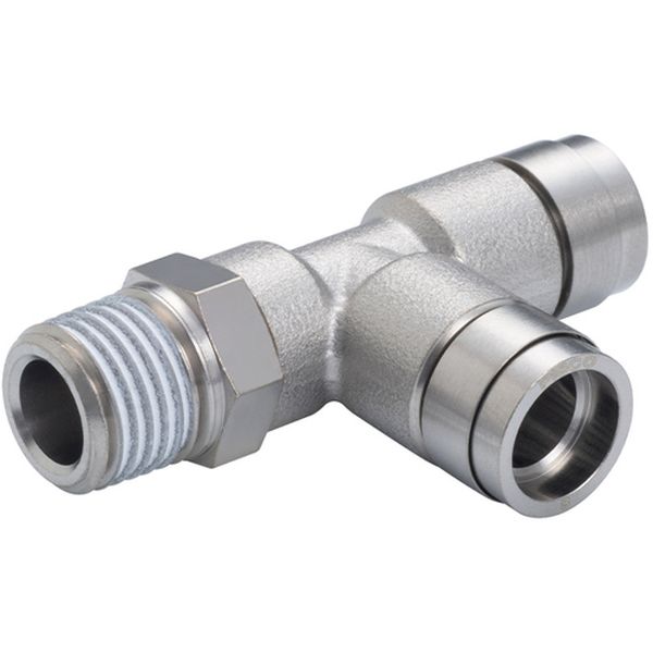 【メーカー在庫あり】 KD1203 チューブフィッティング ブラスブランチティ チューブ12 ネジR3/8 ゴムHN..