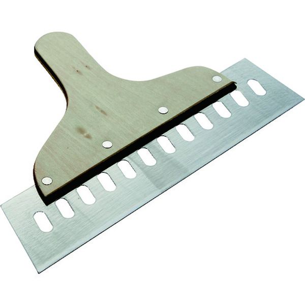 【メーカー在庫あり】 KNA06240 トラスコ中山(株) TRUSCO 軽量ステンレス地ベラ 穴あき 厚み0.6 幅240..