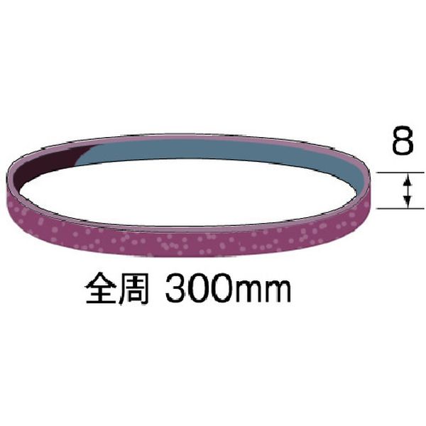 ・高硬度素材から軟質素材までワークを選ばない超微結晶セラミックベルトです。・バリ取りに。・幅(mm)：8・長さ(mm)：300・粒度(#)：80・砥材：超微結晶セラミック・適合素材：工具鋼、合金鋼、樹脂、ゴム、一般鋼、ステンレス、アルミニウム、銅・粒度：#80・全周300mm・高硬度素材から軟質素材までワークを選ばない超微結晶セラミックベルト・ベルトサンダー(BS312用)・生産国 日本・JANコード 4560128941792・質量 50g・コード：167-4504 ・品目：SA1173SA1173楽天 JP店