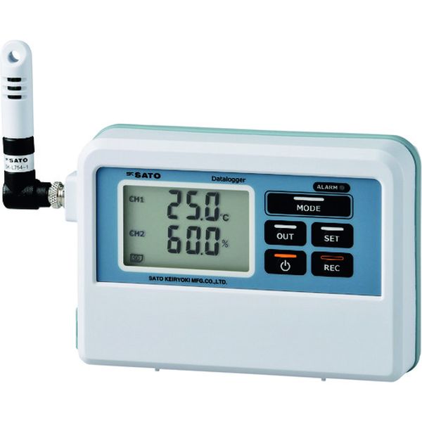 【メーカー在庫あり】 SKL754 (株)佐藤計量器製作所 佐藤 温湿度ロガー SK-L754指示計のみ(8870-00) SK..