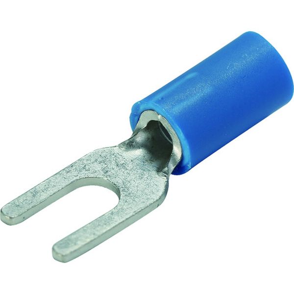 【メーカー在庫あり】 TAVF2A4B トラスコ中山(株) TRUSCO 絶縁被覆付圧着端子 ストレート形 Y形(100個..