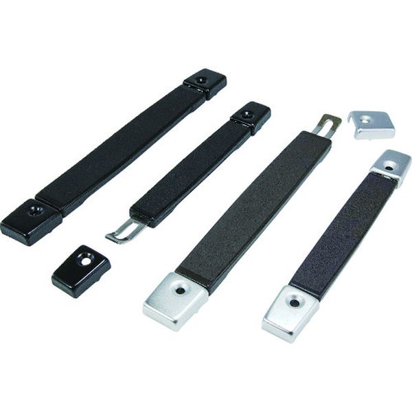 ・取手部に板バネを使用しています。・計測機器・通信機器等・全長(mm)：196・全高(mm)：8・径(mm)：25・ねじ寸法：M4・ねじ深さ(mm)：8・取付ピッチ(mm)：160・色：黒・幅(mm)：24・参考使用荷重(kN)：0.44・垂直許容荷重(N/kgf)：441/45・D(mm)：25・E(mm)：20・F(mm)：Φ4.2・RoHS2対応・エラストマー・生産国 日本・質量 62g・コード：206-3802 ・品目：THA192B2THA-192B-2楽天 JP店