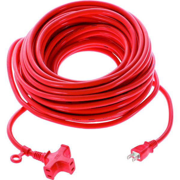 【メーカー在庫あり】 TKC15203PSO トラスコ中山(株) TRUSCO 3個口ソフトタイプ延長コード 20m オレン..