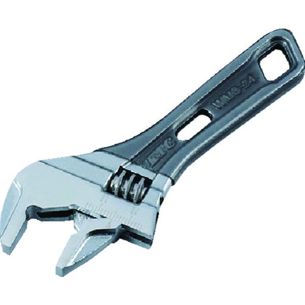 【メーカー在庫あり】 WMS24 京都機械工具(株) KTC ショートモンキレンチ 全長117mm 口開き6～24mm 先端厚さ24mm WMS-24 JP店