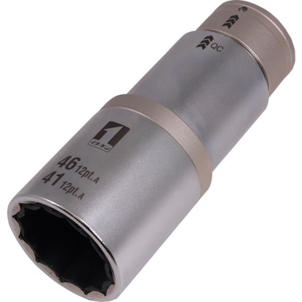 【メーカー在庫あり】 QCソケット ダブル 41/46mm 12角 IM-6W4146ISL-12K 19879 JP店