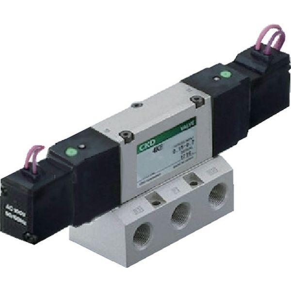 �ڥ᡼�����߸ˤ���� 4KB42010AC200V CKD(��) CKD 4K���꡼���ѥ����åȼ�5�ݡ����ۥ���å����Х�� 4KB420-10-AC200V JPŹ