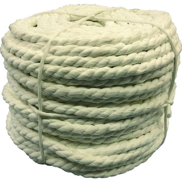 【メーカー在庫あり】 (株)ユタカメイク ユタカメイク 不織布ロープ 3本撚 溶着有 16mm×100m 24916100 ..