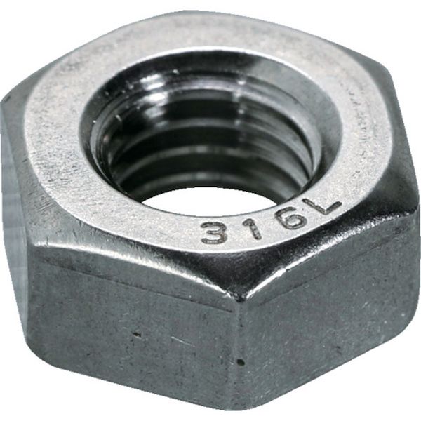 【メーカー在庫あり】 B1320005 トラスコ中山(株) TRUSCO 六角ナット1種 SUS316L M5×0.8 16個入(ステンレス) B132-0005 JP店