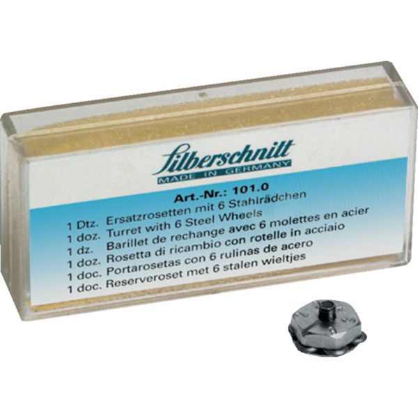 【メーカー在庫あり】 BO101.0 ガラスカッター Silberschnitt［［R上］］ 用替え刃6枚付きタレット 130° 1個 BO101-0 JP店
