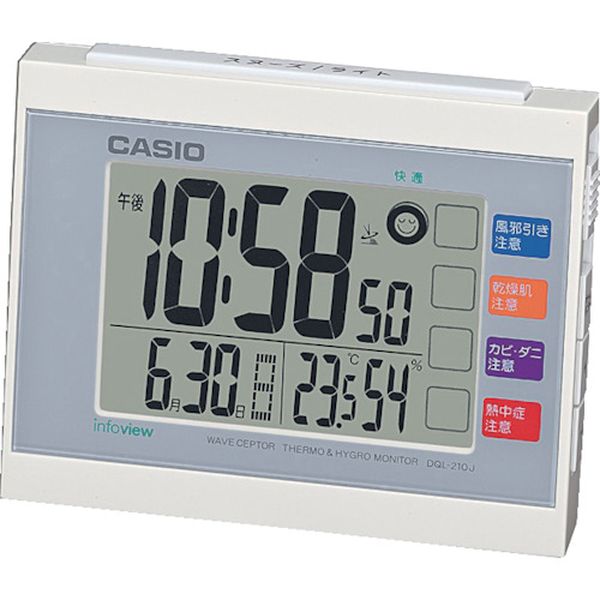 Watches - 【メーカー在庫あり】 DQL210J7JF カシオ計算機(株) カシオ 電波置時計 DQL-210J-7JF JP店