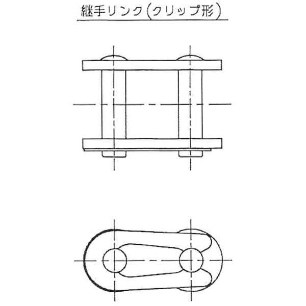 【メーカー在庫あり】 EK40DSPJ (株)江沼チヱン製作所 ENUMA EK40Dクリップタイプジョイントリンク EK40D JP店