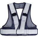 【メーカー在庫あり】 FHVENS リンクサス(株) リンクサス F-H-VフルハーネスベストLED ネイビーxシルバー FHV-ENS JP店