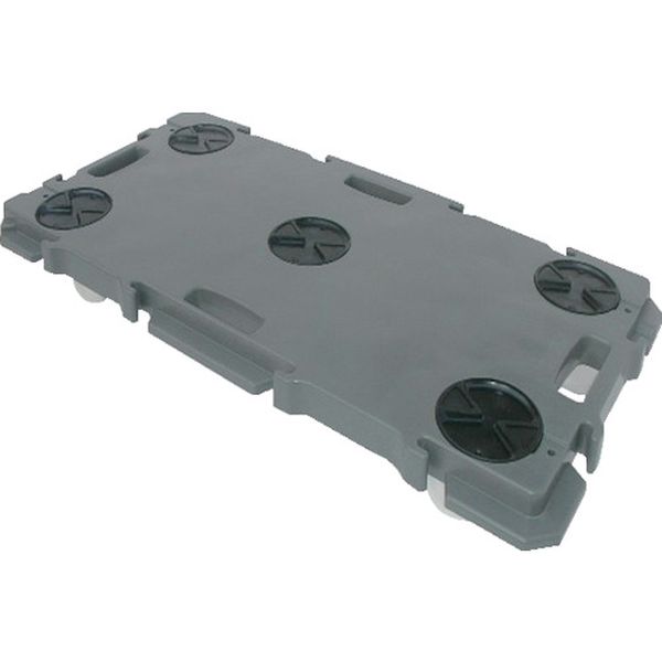 【メーカー在庫あり】 矢崎化工(株) YAZAKI 連結型樹脂製平台車 ”ミニポリトラー” ダークグレー GN900D..