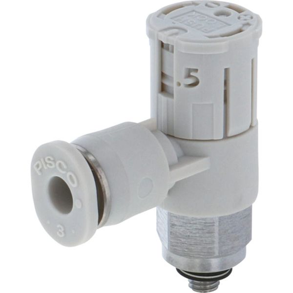 【メーカー在庫あり】 JSGC4M3AW スピードコントローラダイヤル付タイプ エルボ メーターアウト制御 流量：標準タイプ JSGC4-M3AW JP店