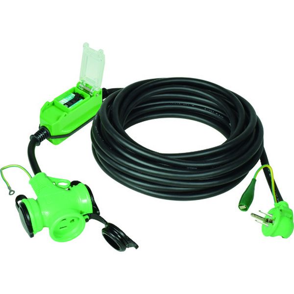 【メーカー在庫あり】 日動工業 防雨型ポッキン延長ブレーカ L型ヘナポッキン 100V 漏電保護専用 10m PBWL-EB10-T JP店