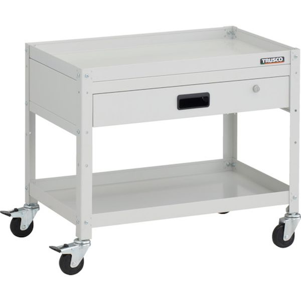 【メーカー在庫あり】 RBW672VW ツールワゴン ラビットワゴン 700X450XH600 2段 1段引出 ホワイト RBW-..