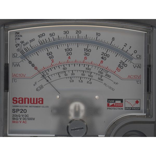 【メーカー在庫あり】 SP20C 三和電気計器(株) SANWA アナログマルチテスタ ハードケース付き SP20/C JP店
