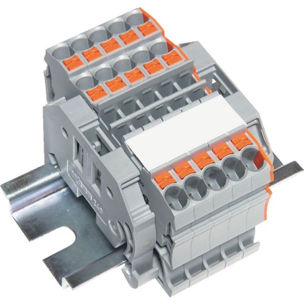 【メーカー在庫あり】 SPTB24A35P トラスコ中山(株) TRUSCO スプリング式端子台3線式 5極 電線サイズ0.25〜2.5 SPTB24A-3-5P JP店