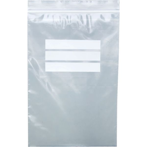 【メーカー在庫あり】 TCBWE4ATM チャック付ポリ袋(白枠付) 0.04mm厚 140x100mm 200枚入 TCBW-E-4A-TM JP店