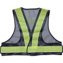 【メーカー在庫あり】 TMVSBY トラスコ中山(株) TRUSCO メッシュ安全ベスト ショート丈 紺*イエロー 着丈420mm TMVS-BY JP店