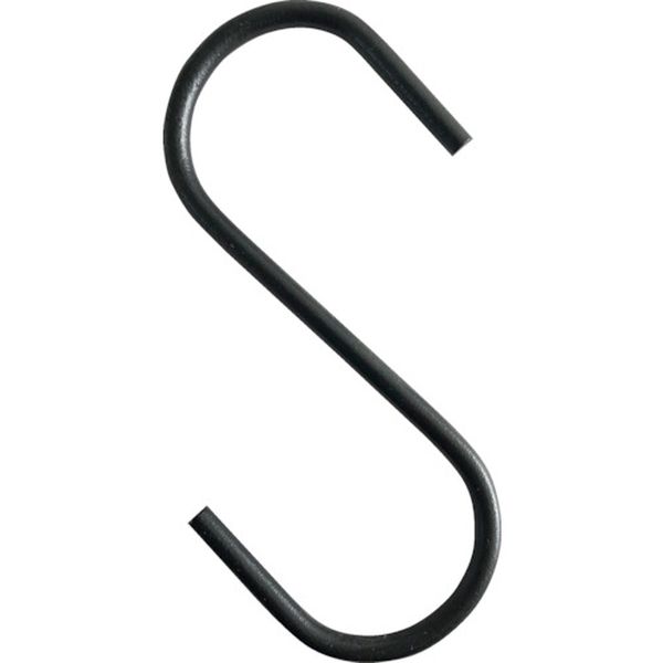 ・スチール製S字フックです。・物の吊り下げ、引っ掛けとして。・色：黒・使用荷重(kN)：0.15・D(mm)：4・L(mm)：75・S(mm)：22・スチール・表面処理：粉体塗装・生産国 中国・JANコード 4550414199709・質量 14g・コード：256-2013 ・品目：TSTS575BKTSTS575BK楽天 JP店
