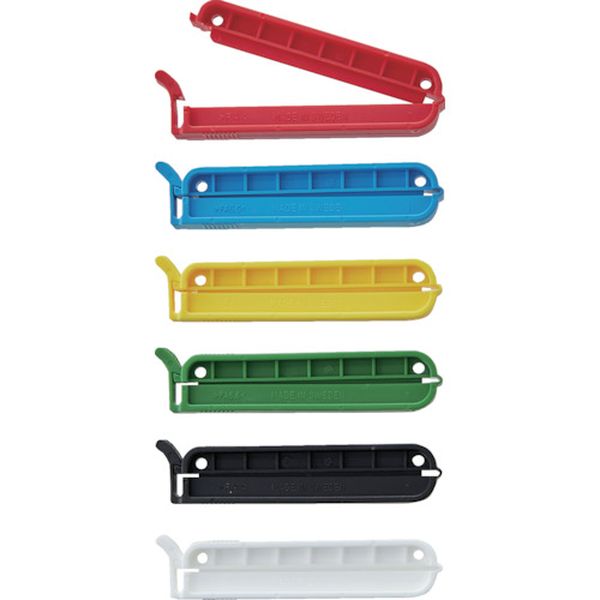 【メーカー在庫あり】 TWC70AS6P トラスコ中山(株) TRUSCO 袋留めクリップ 6P(白赤黄青緑黒) TWC-70AS6P JP店