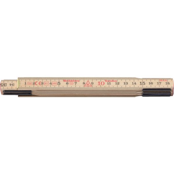 【メーカー在庫あり】 Hultafors社 ハルタホース 木製折尺 1m 6折り 100204 JP店